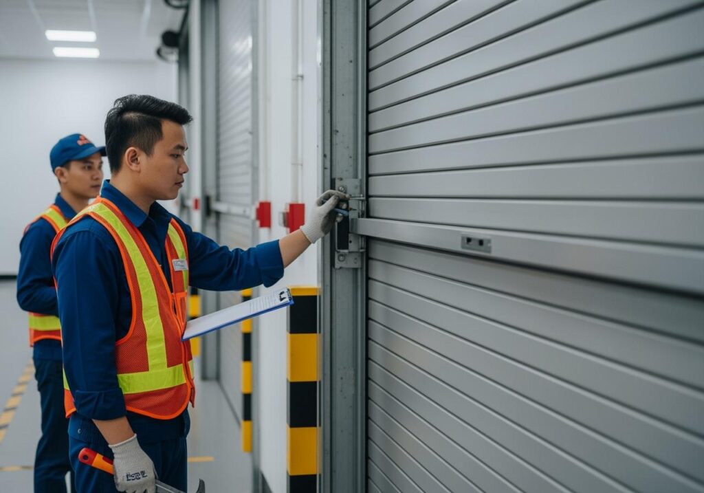 bảo trì cửa cuốn chống cháy