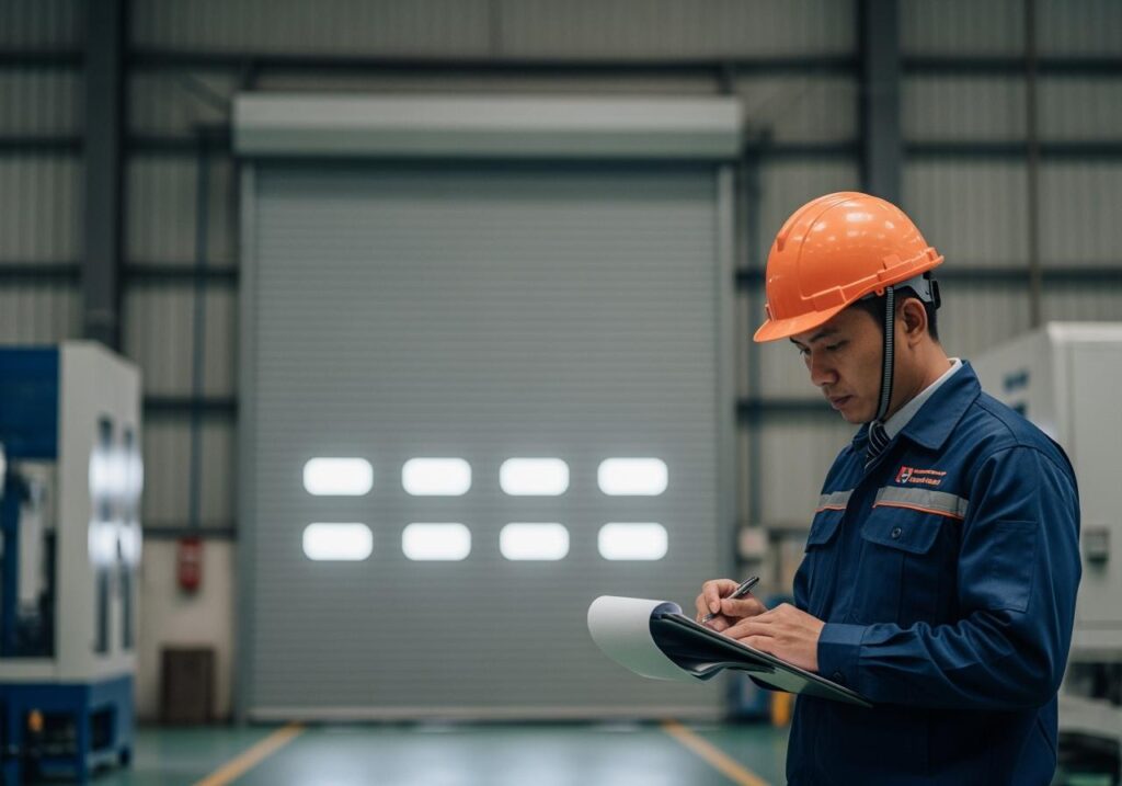 kiểm định cửa cuốn chống cháy