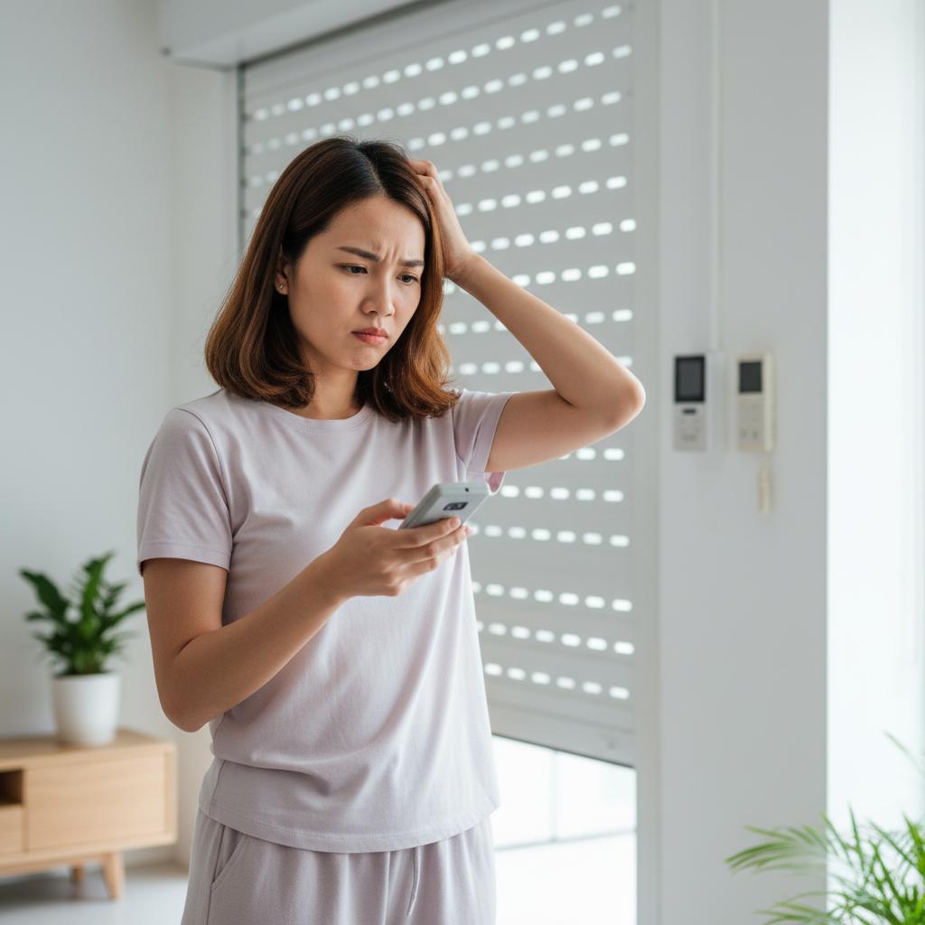 remote cửa cuốn bị nhiễu