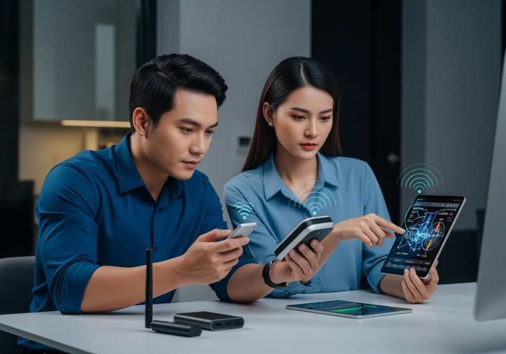 tăng tầm xa remote cửa cuốn