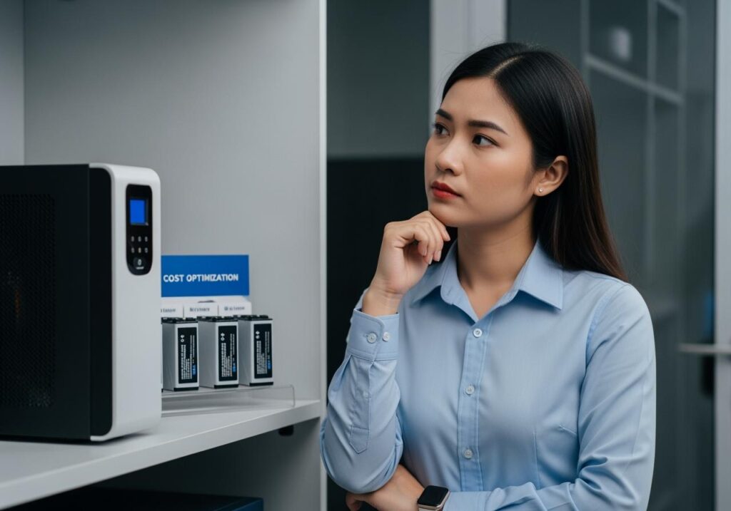 thay ắc quy cửa cuốn 12v 7ah