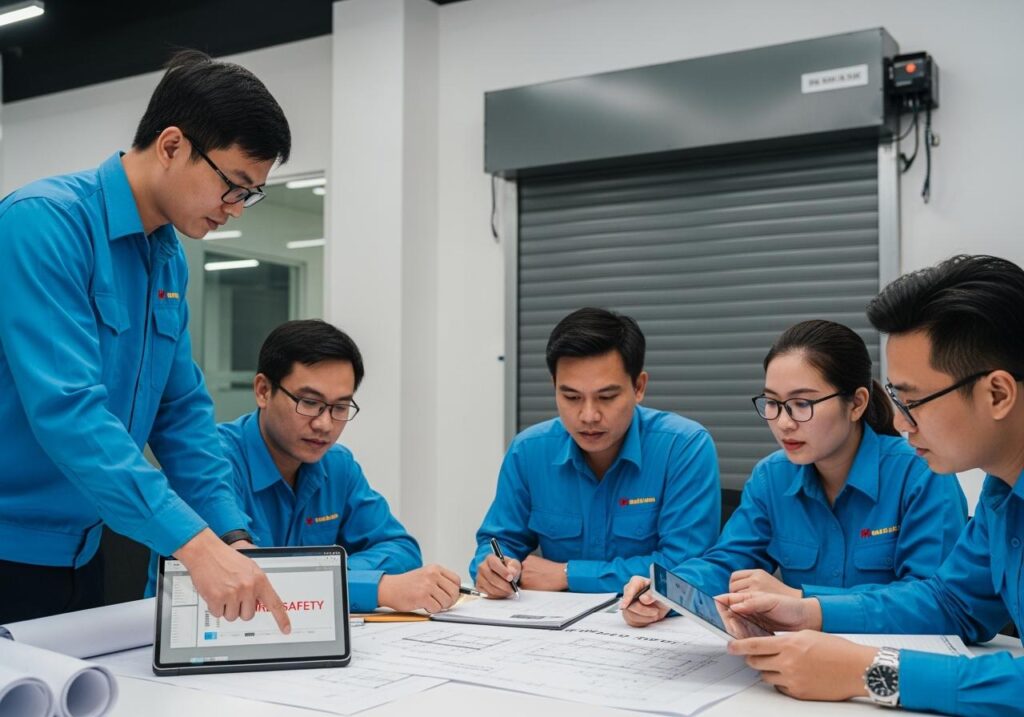 tiêu chuẩn pccc cửa cuốn