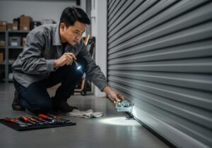 cửa cuốn kêu to